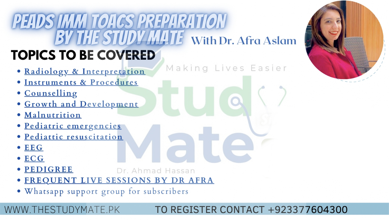 FCPS-2 IMM Pediatrics TOACS/OSPE