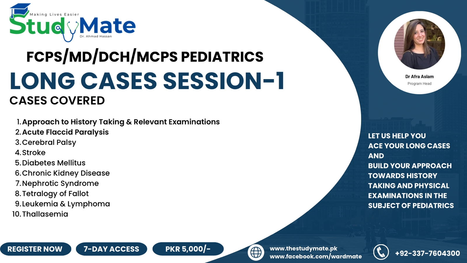 FCPS-2 Pediatrics Long Cases Session 1